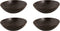 Palmer Bord diep coupe Ruston 17 cm Bruin Stoneware 4 stuks