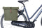 Basil City - Dubbele Fietstas - 28-32 liter - Waterafstotend - Reflectiedetails - Moss green