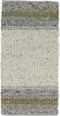 Varenna Green Vloerkleed - 170x240 - Rechthoek - Laagpolig,Structuur Tapijt - Industrieel - Grijs, Groen, Wit