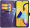 iMoshion Hoesje Geschikt voor Samsung Galaxy M30s / M21 Hoesje Met Pasjeshouder - iMoshion Mandala Bookcase - Paars