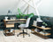 Bureaustoel Shenley Grijs Velvet - Giga Living