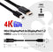 Club3D CAC-2163 - Mini DisplayPort naar DisplayPort Adapterkabel - 2 m - Zwart