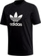 adidas Originals Trefoil - Heren T-shirt - Katoen - Zwart - Maat L