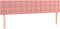 vidaXL - Hoofdborden - 2 - st - 80x5x78/88 - cm - fluweel - roze