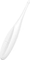 Satisfyer, oplegvibrator, tip vibrator, 'Twirling Fun', 17,5 cm, waterdicht, oplaadbaar, lichaamsvriendelijke siliconen