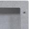 vidaXL - Douchenis - met - 2 - vakken - 41x51x10 - cm - matwit