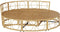 vidaXL - Loungebed - voor - buiten - zonder - luifel - poly - rattan