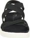 ECCO Flowt W - Platte sandalen - Voorgevormd voetbed - Zwart - Maat 38