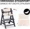 Hauck Beta+ - Kinderstoelset - FSC®-gecertificeerd - Meegroeiend - Donkergrijs