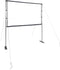 vidaXL - Projectiescherm - met - statieven - 90 - inch - 16:9