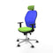 Piqueras y Crespo 1D086G2 - Bureaustoel - Hoofdsteun - Pistache
