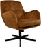 Fauteuil Cleveland - 75x73x88 - Goud/zwart - Adore/metaal