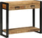 vidaXL - Console - Tafel - 90x33x75 - cm - Massief - Ruig - Mango - Hout