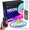 Lideka® RGBIC Neon LED Strip - 3 Meter - IP68 Voor Buiten - Dimbaar - Compatibel met Google Home Amazon Alexa Siri