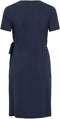 VILA VINAYELI SS KNEE WRAP DRESS - Dames Jurk - V-hals - Maat L