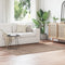 vidaXL - Fluffy - Tapijt - met - Latex - Achterkant - Bruin - 140x200 - cm
