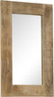 vidaXL - Spiegel - 50x50 - cm - massief - mangohout