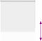 vidaXL - Rolgordijn - verduisterend - 140x210 - cm - stofbreedte - 136,6 - cm - wit