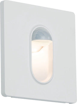 Paulmann LED - inbouwlamp - wit - sensor - vierkant - met bewegingsmelder - vast ingebouwd - Warmwit -