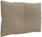 vidaXL - Palletkussens - 3 - st - stof - taupe