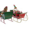 Kerstversiering DKD Home Decor Metaal (38 x 19 x 35 cm) (2 Stuks)