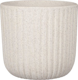 Mica Decorations Dante - Bloempot - H22 x Ø24 cm - Off white