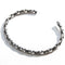 Laura Ferini Donella - Dames Armband - 18K Wit Verguld - Zilverkleurig Bangle - Diameter 6,2 cm