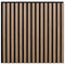 vidaXL - Akoestische - wandpanelen - 8 - st - latten - 60,5x60 - cm - eikenfineer
