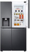 LG GSJV91MCAE - Amerikaanse koelkast - No Frost - Zwart