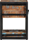 vidaXL - Nachtkasten - 2 - stuks - 40x40x40 - cm - Massief - Gerecycled - Hout