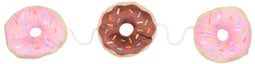 Fuzzyard 3 donuts aan touw met catnip pluche 15x6 cm