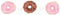 Fuzzyard 3 donuts aan touw met catnip pluche 15x6 cm