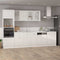 vidaXL - Onderkast - met - lade - Lyon - 50x46x81,5cm - bewerkt - hout - hoogglans - wit