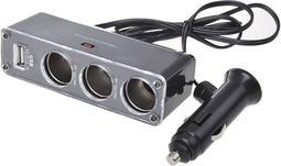 019014 Sigarettenaanstekerverdeler Aantal sigarettenaanstekerbussen 3 x Interfaces: USB 1 x