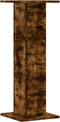 vidaXL - Plantenstandaards - 2 - st - 30x30x80 - cm - bewerkt - hout - gerookt - eiken