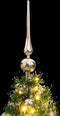 vidaXL - Kunstkerstboom - met - 150 - LED's - kerstballen - en - sneeuw - 120 - cm