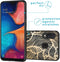 imoshion Hoesje Geschikt voor Samsung Galaxy A20e Hoesje Siliconen - imoshion Design hoesje - Goud / Zwart / Golden Leaves