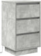 vidaXL - Nachtkastje - met - LED-verlichting - 38x34x65 - cm - betongrijs