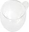 Set van koffiekopjes DKD Home Decor Kristal Transparant 350 ml Borosilicaatglas