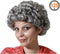 Atosa Verkleedpruik Dames - Oma/oude vrouw - Grijs - Met krullen permanent - Sarah 50 jaar pop/bejaarde - carnaval