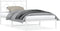 vidaXL - Bedframe - met - hoofdbord - metaal - wit - 107x203 - cm