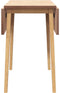 vidaXL - Eettafel - massief - hout - naturel - rubber