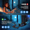 Vulpes Goods® Verjager - Muggenlamp - UV-LED Vliegenvanger - Stil & Geurloos - Premium Black Pro