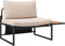 vidaXL - 2-delige - Tuin - Sofaset - Losse - Stoel - met - Taupe - Kussens