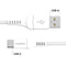 imoshion Kabel - USB C naar USB A Kabel - 0,5 meter - USB-C Oplader Kabel - Geschikt voor o.a. Apple iPhone 15/16 en Samsung - Wit