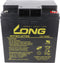 Kung Long WP30-12TNE F8 cyclusbestendige loodvlies-accu, 12 Volt, 30 Ah, M6 binnendraad