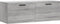 vidaXL - Wandkast - 100x36,5x35 - cm - bewerkt - hout - grijs - sonoma - eikenkleurig