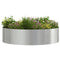 vidaXL - Tuinplantenbakken - 5 - stuks - 80x80x20 - cm - Roestvrij - staal
