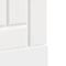 vidaXL - Vaatwaspaneel - Lucca - bewerkt - hout - hoogglans - wit