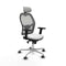 Piqueras y Crespo 2D086G2 - Bureaustoel - Verstelbare hoofdsteun - Wit